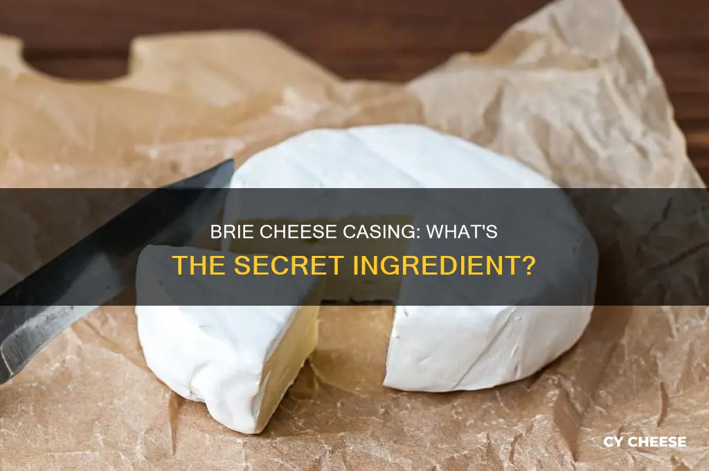what is brie cheese casing made of