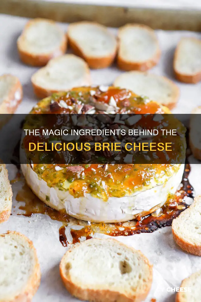 what is brie cheese made out of