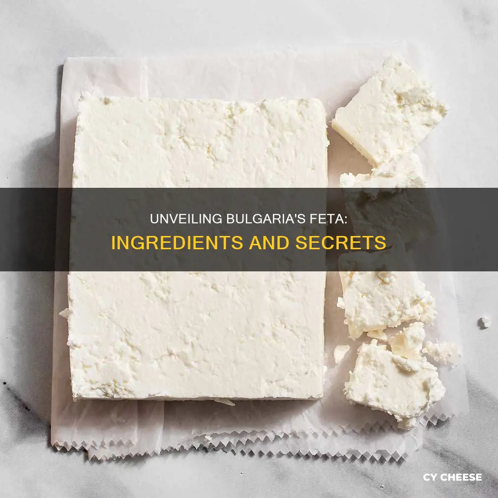 what is bulgarian feta cheese made from