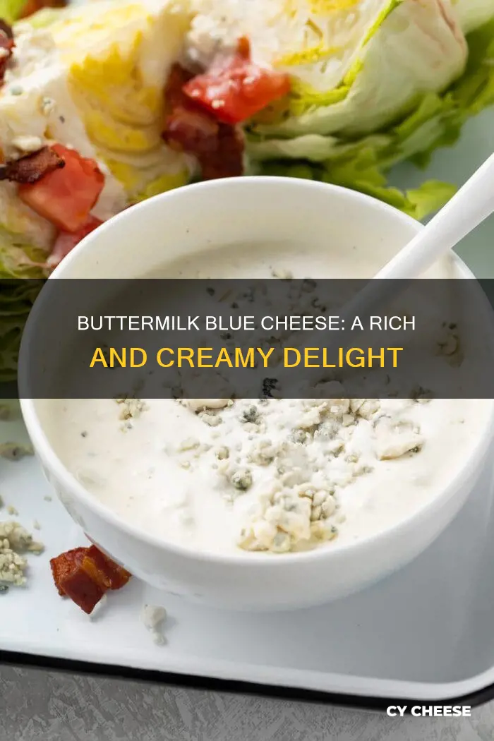 what is buttermilk blue cheese