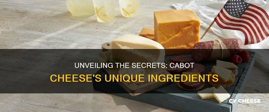 what is cabot cheese made of