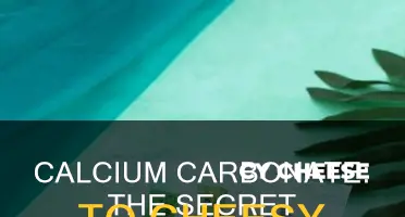 what is calcium carbonate used for cheese