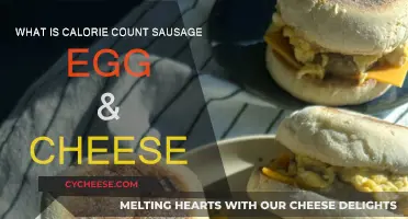 Calorie-Conscious Breakfast: Sausage, Egg, and Cheese
