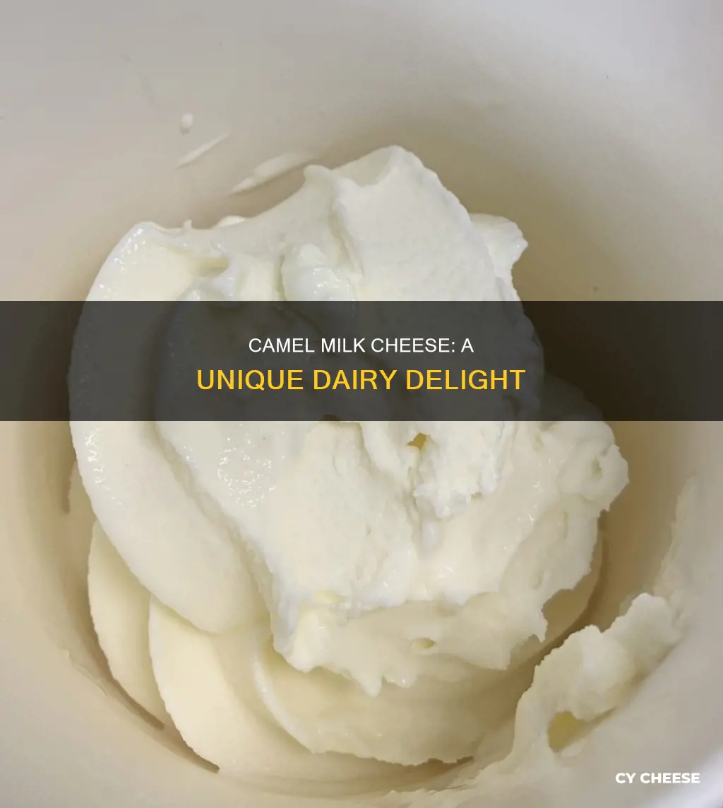 what is camel milk cheese made of
