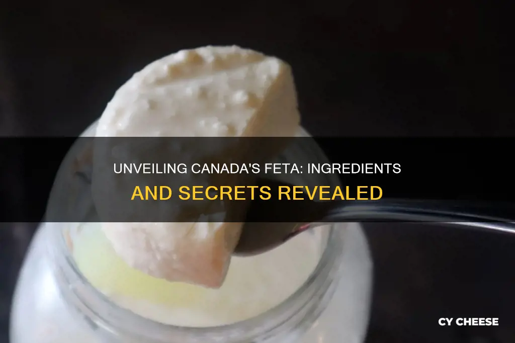 what is canadian feta cheese made from