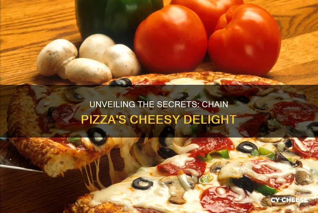 what is chain pizza cheese made of