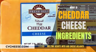 Unveiling Cheddar's Secrets: Ingredients and Artistry