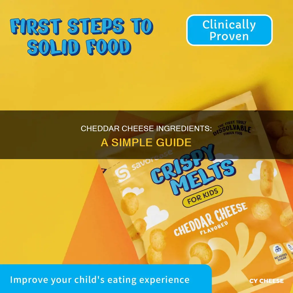 what is cheddar cheese ingredients