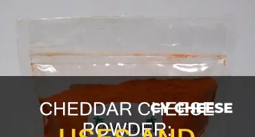 what is cheddar cheese powder used for