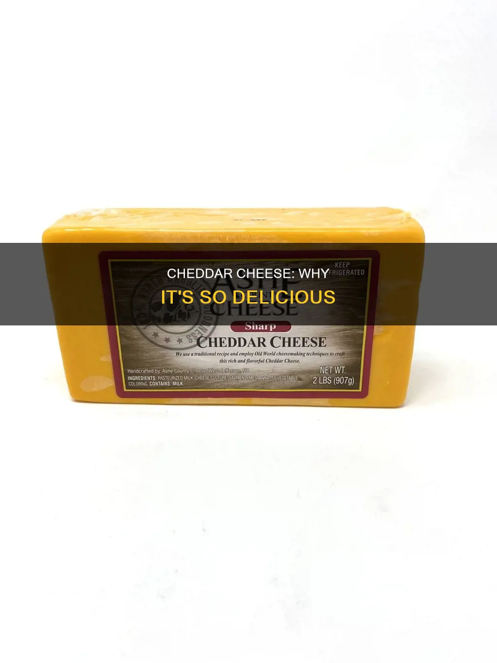 what is cheddar cheese tasty