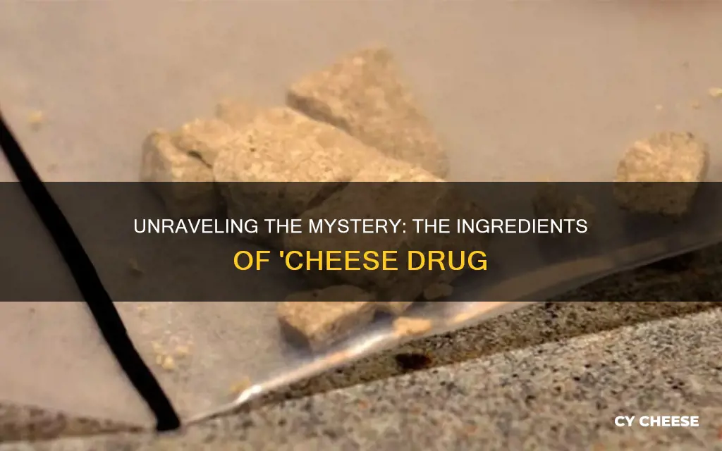 what is cheese drug made of