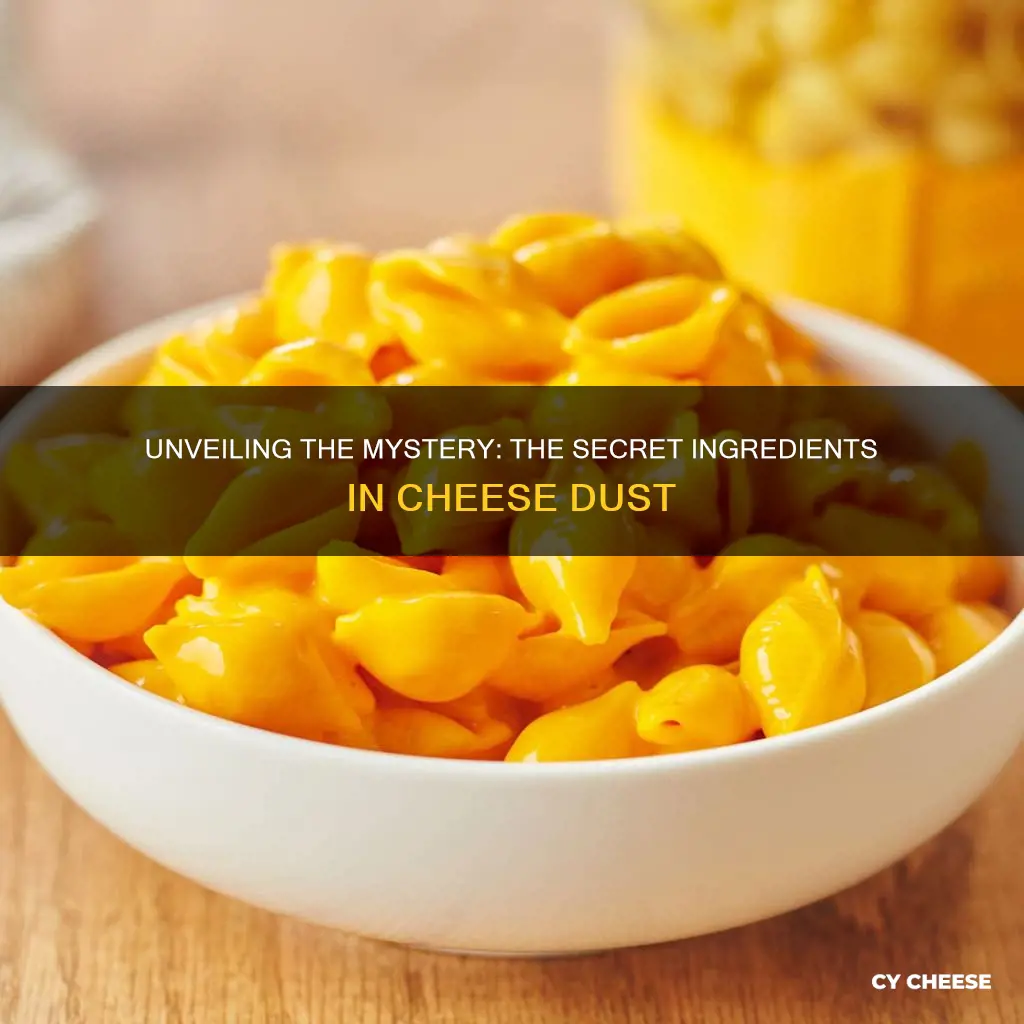 what is cheese dust made of