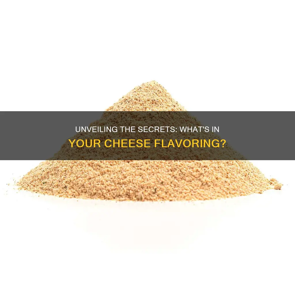 what is cheese flavoring made of