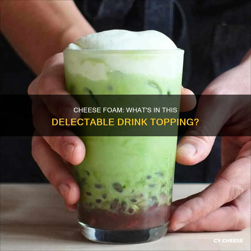 what is cheese foam made of