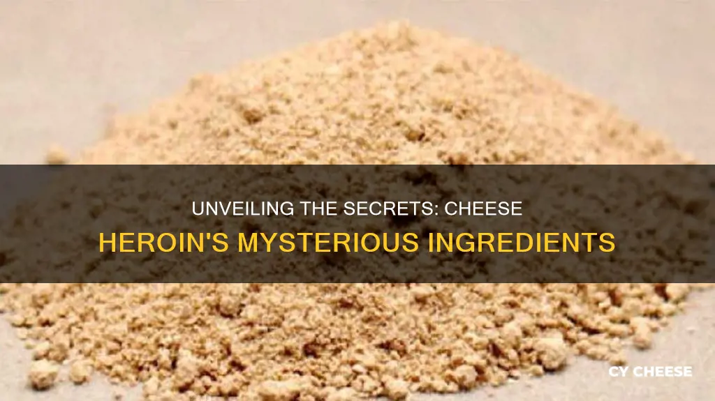 what is cheese heroin made of