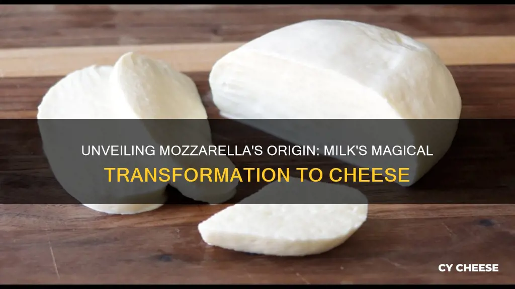 what is cheese made from mozzarella