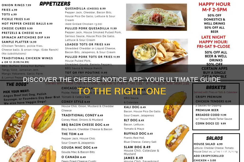what is cheese notice app is the correct one