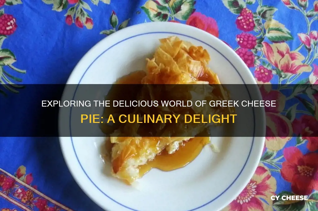 what is cheese pie greek