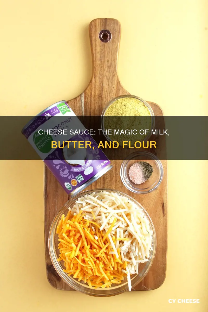 what is cheese sauce made of