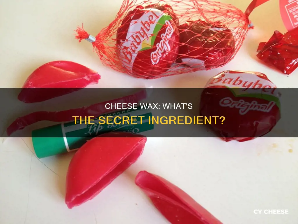 what is cheese wax made from