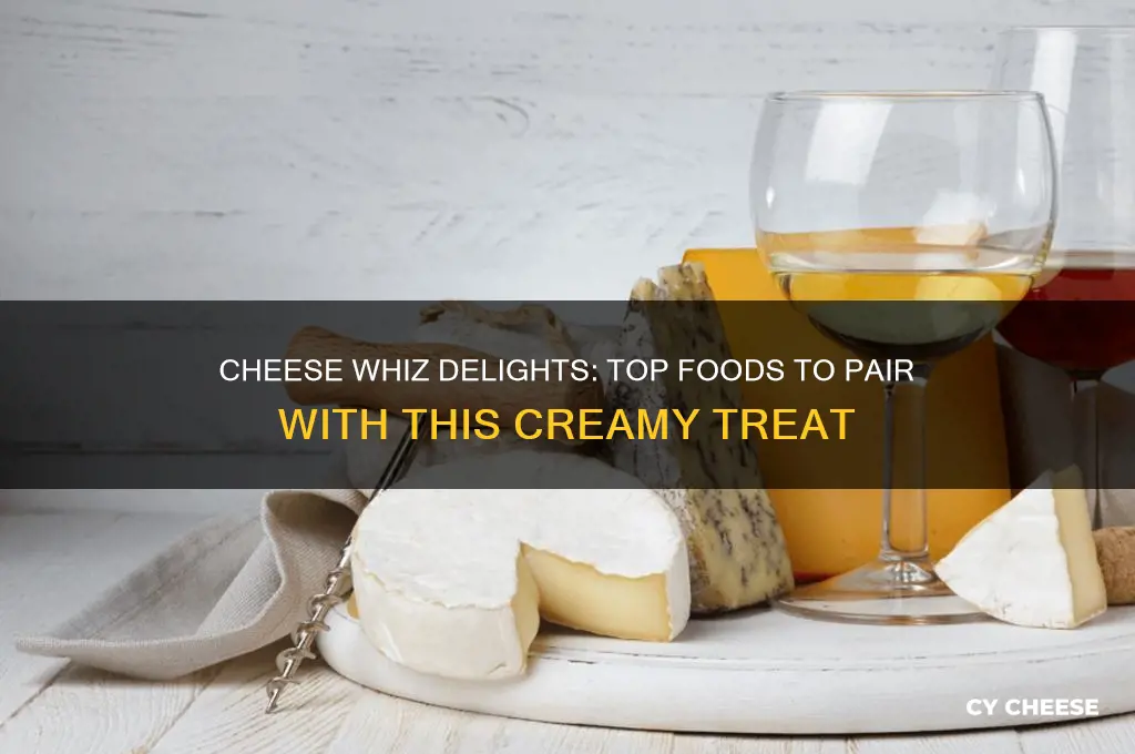 what is cheese whiz good on