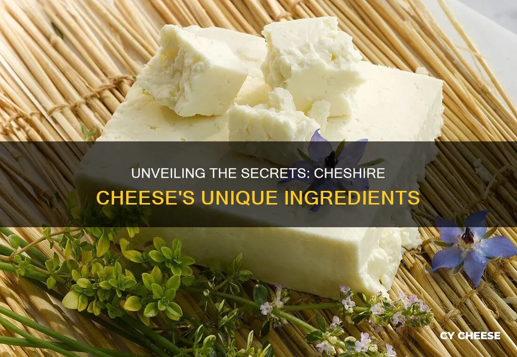 what is cheshire cheese made of