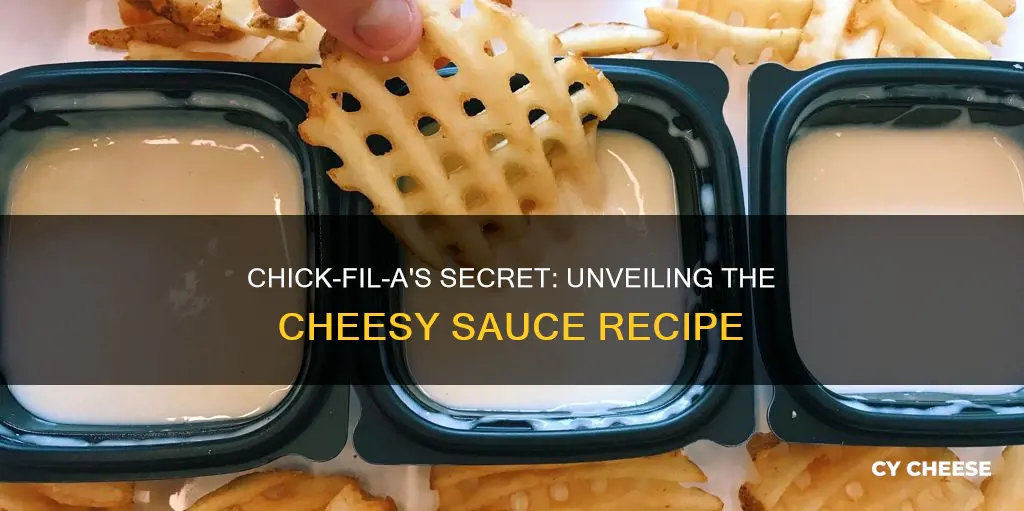 what is chick fil a cheese sauce made of