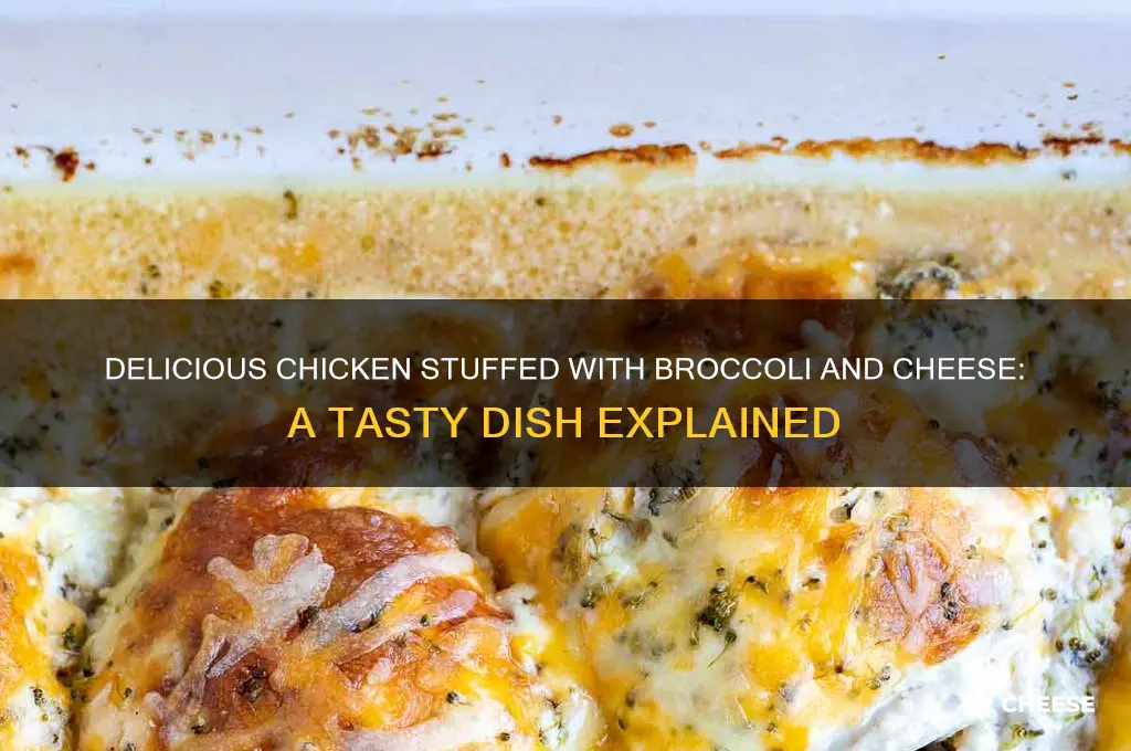 what is chicken stuffed with broccoli and cheese called