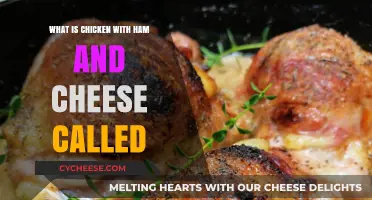 Delicious Chicken Ham Cheese Combo: What's This Dish Called?