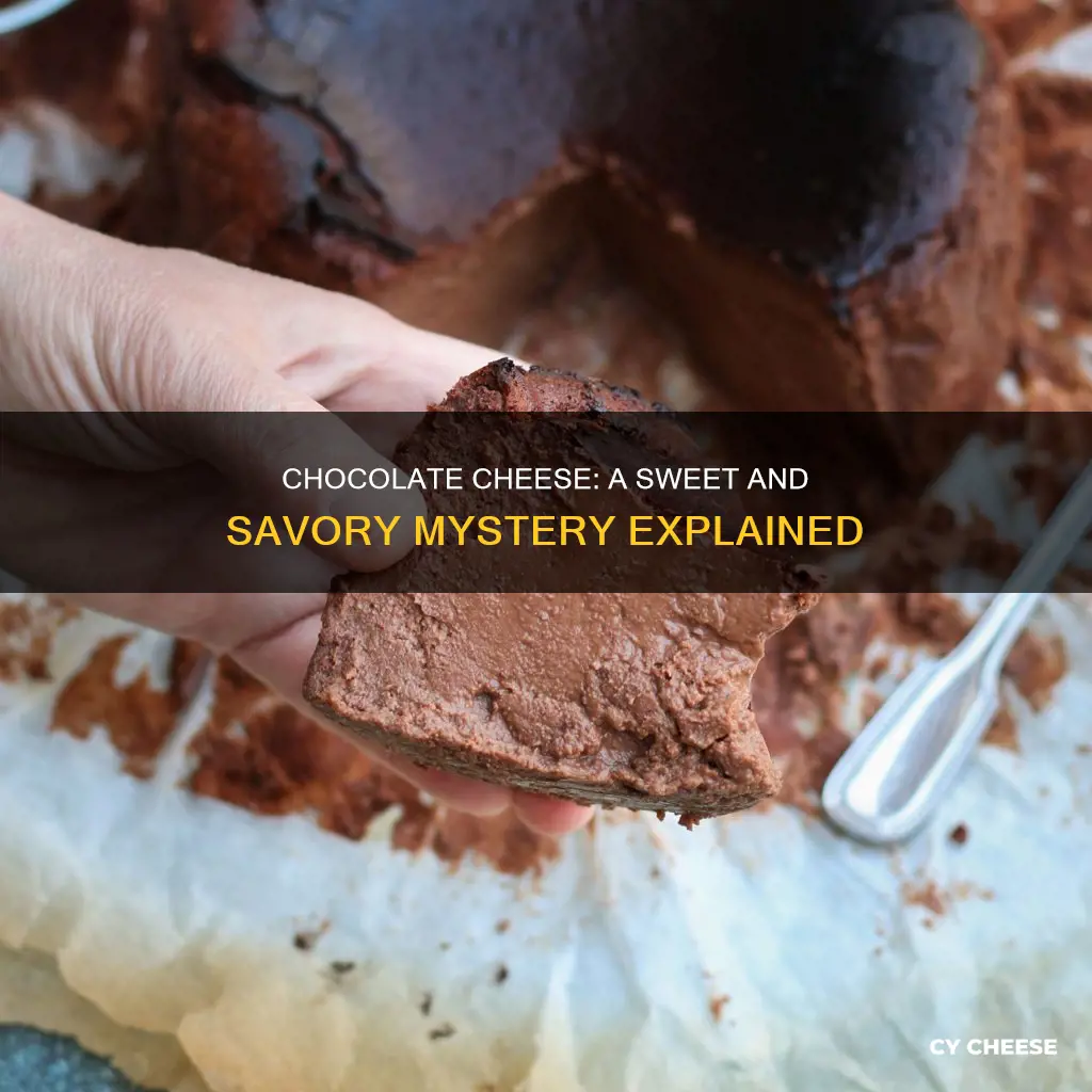 what is chocolate cheese made of