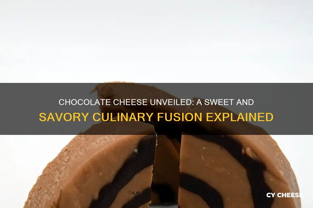 what is chocolate cheese