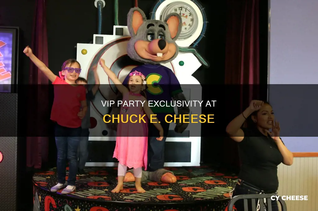 what is chuck e cheese vip party