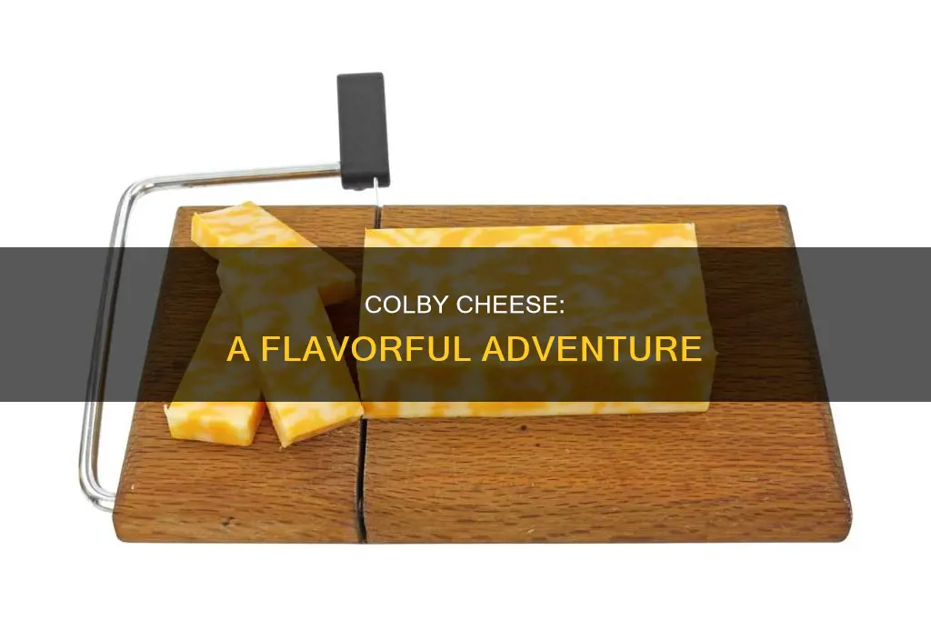 what is colby cheese like