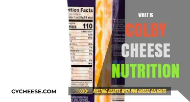 Colby Cheese Nutrition: Health Benefits, Calories, and Facts Explained