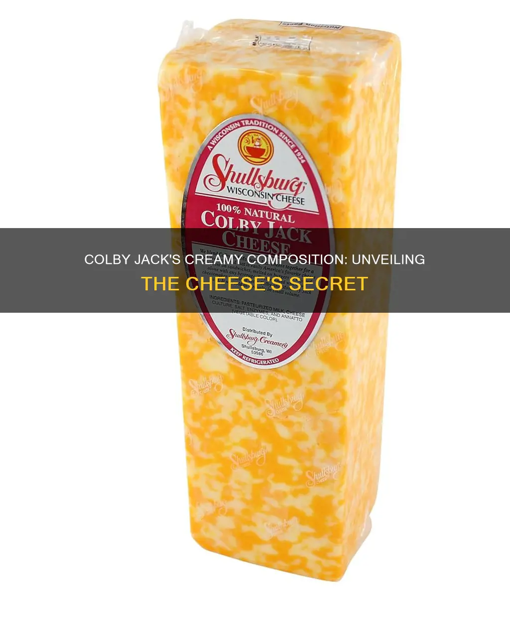 what is colby jack cheese made of