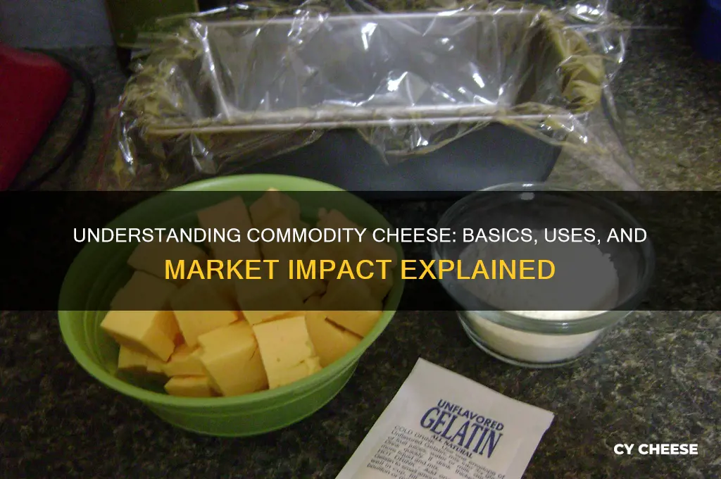 what is commodity cheese