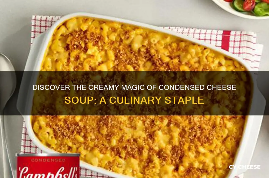 what is condensed cheese soup