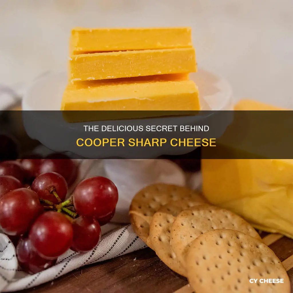 what is cooper sharp cheese made of