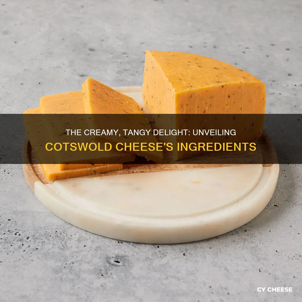 what is cotswold cheese made of