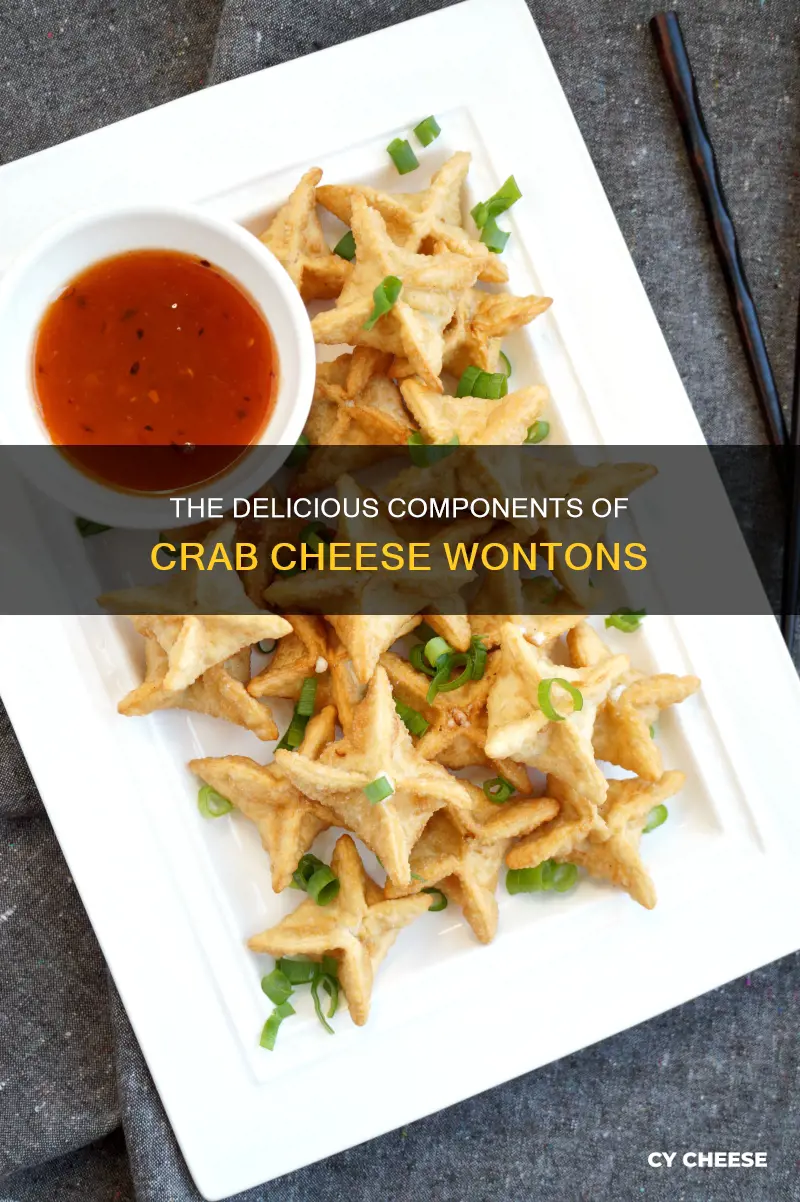 what is crab cheese wontons made out of