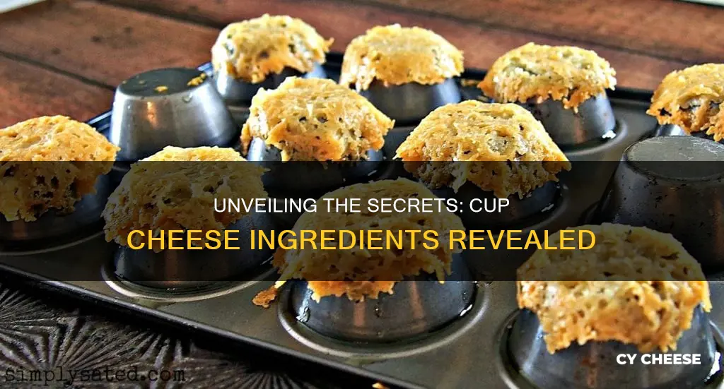 what is cup cheese made of