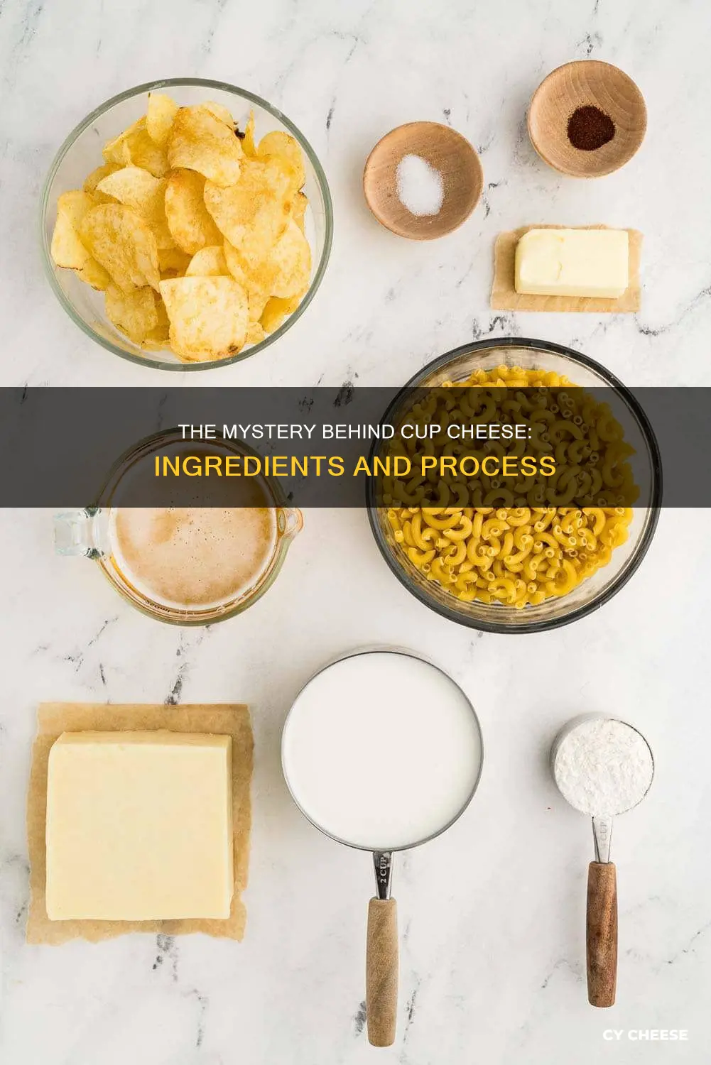 what is cup cheese made of