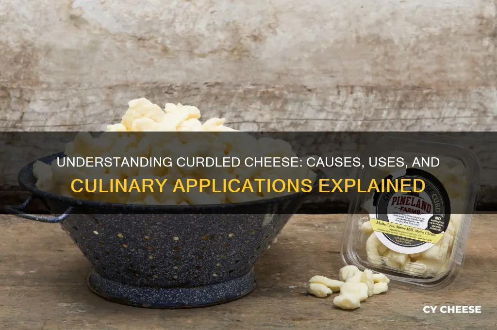 what is curdled cheese