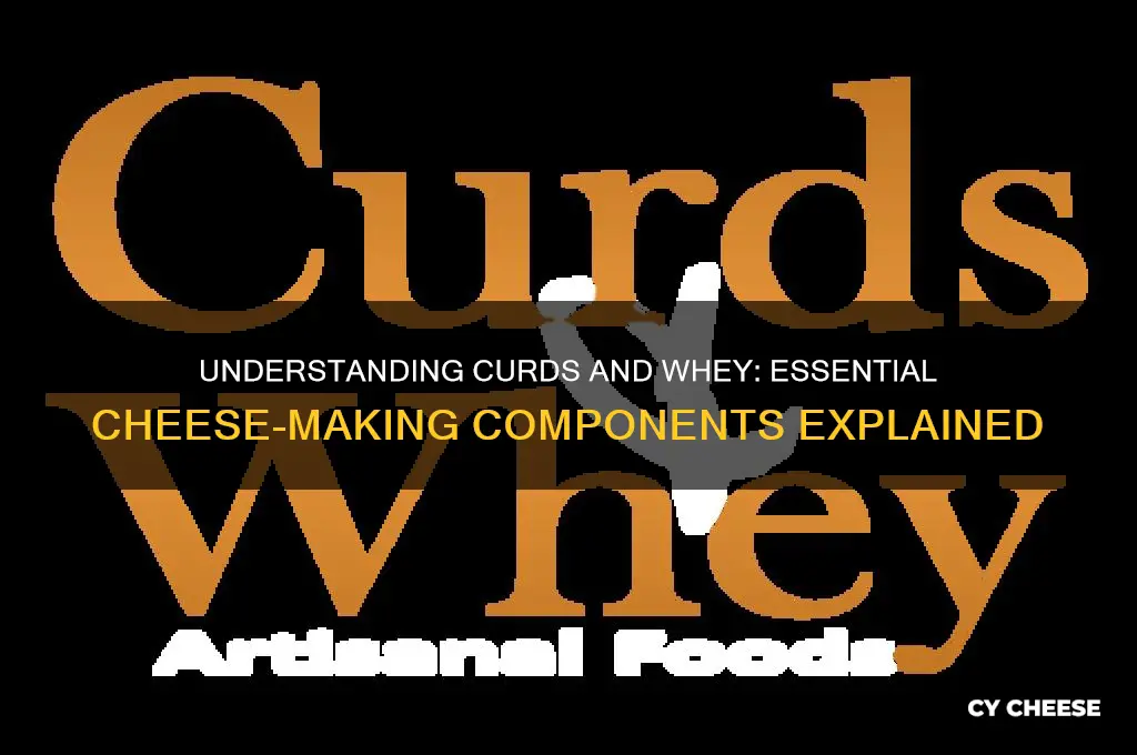 what is curds and whe when making cheese