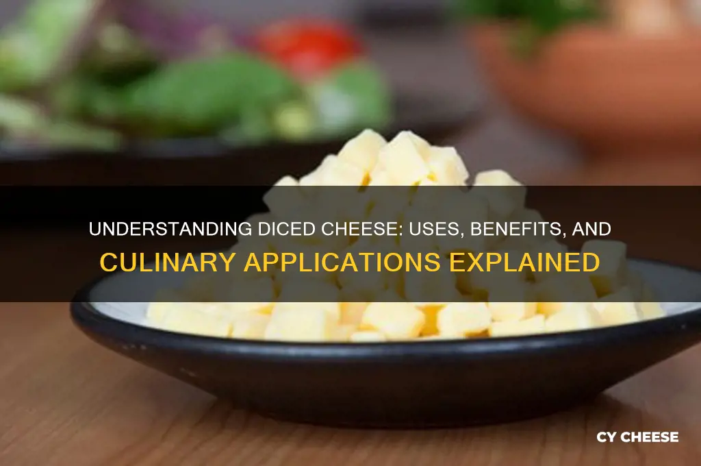 what is diced cheese
