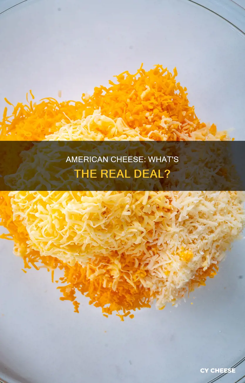 what is difference between american cheese made of