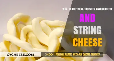 Asiago vs. String Cheese: Unraveling the Flavor and Texture Differences