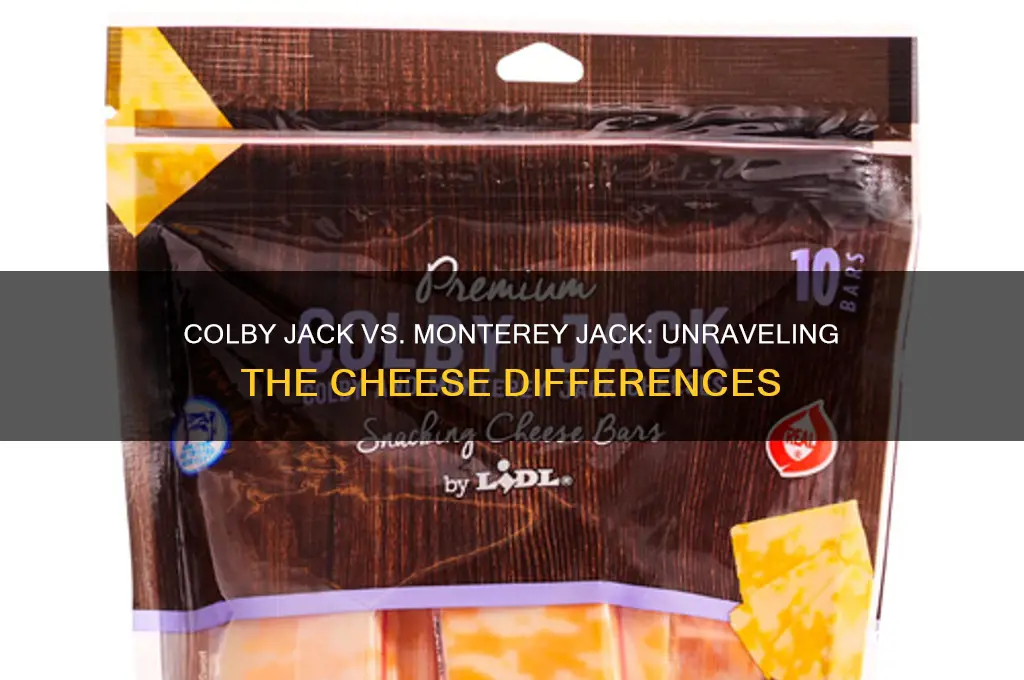 what is difference between colby jack and montery jack cheese