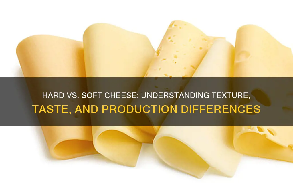 what is difference between hard cheese and soft cheese