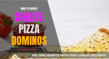 Indulge in Dominos' Cheesy Delight: Double Cheese Pizza